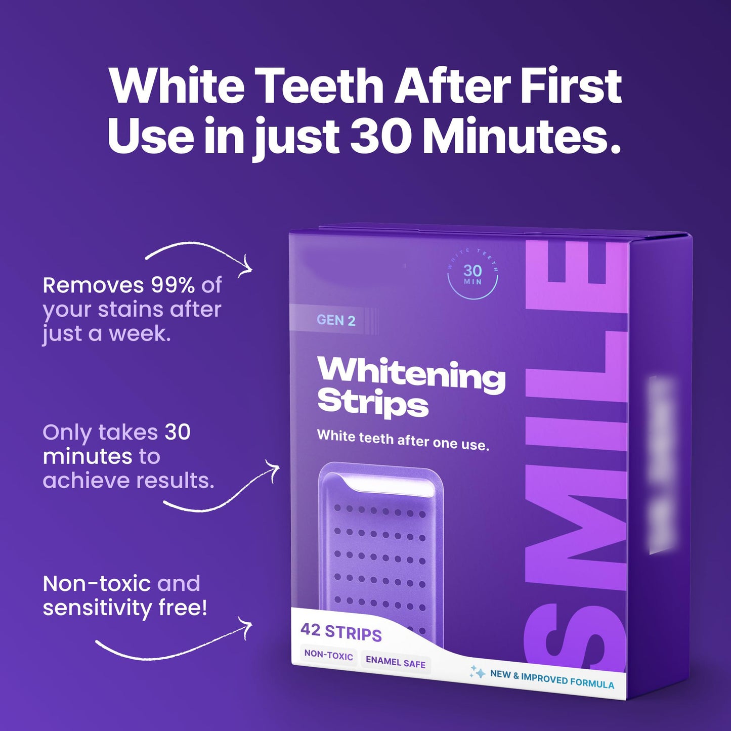 DRDENT Purple Teeth Whitening Strips