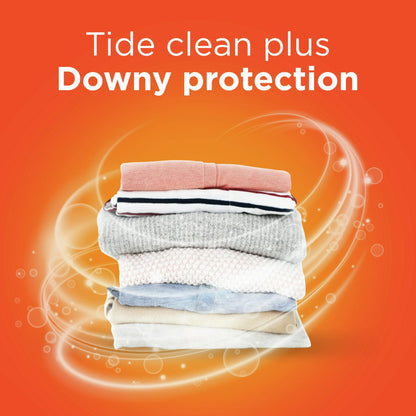Tide Pods Laundry Detergent Soap Packs with Downy, April Fresh, 57 Ct